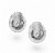Brinco Oval Aço Fosco | Prateado - Imagem 1