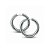 Argola Bold Click G | Prateada - Imagem 1