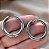Argola Bold Click G | Prateada - Imagem 2