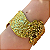 Bracelete Ondulado Martelado - Imagem 2