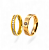 Anel Duo Eternity | Banho de Ouro - Imagem 1