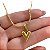 Colar Veneziana Coração | Ouro 18k - Imagem 2