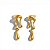 Brinco Fio Orgânico | ouro 18k - Imagem 1