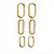 Trio Argolas Elegance | Ouro 18k - Imagem 1