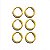 Trio Argolas Classic | Ouro 18k - Imagem 1