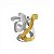 Anel Eclipse Bicolor - Imagem 1