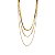 Colar Triplo Atittude | Ouro 18k - Imagem 3