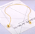 Choker Futura Gota Banho Ouro 18k - Imagem 2