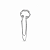 Piercing Fake Anne | Prateado - Imagem 1