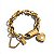 Pulseira Lock Heart | Dourada - Imagem 1