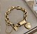 Pulseira Lock Heart | Dourada - Imagem 2