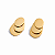 Brinco Layer 2 em 1 | Dourado - Imagem 1