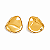 Brinco Maxi Oreo | Dourado - Imagem 1