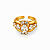 Anel Realeza | Ouro 18k - Imagem 1