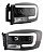 Farol Black Led Dodge Ram 2500 5.9 2006 A 2009 - Imagem 1