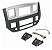 Kit Moldura De Painel 2 Din Dodge Ram 2500 2006 A 2009 Cor Prateado - Imagem 1