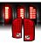 Par Lanterna Traseira Dodge Ram 2500 5.9 2004 A 2006 Led - Imagem 1