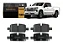 Pastilha Freio Traseira Cerâmica Silverado 1500 V8 High Country V8 2023 a 2025 - Imagem 1