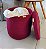 Cesto Elegance 35x35 com Tampa - Vinho - Imagem 4