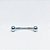 BARBELL CURVO AÇO - Imagem 1