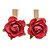PRENDEDOR DECORATIVO DE FLOR VERMELHA 2X3X2CM 1822942 - Imagem 2