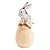 ENFEITE DECORATIVO MADEIRA C/COELHO MRF/BCO 15X7CM 1015851 - Imagem 1