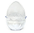 OVO DECORATIVO TRANSPARENTE 12X17CM 1824034 - Imagem 1