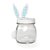 POTE DECORATIVO C/ORELHA DE COELHO AZUL 0,9X24X34CM 13001829 - Imagem 1