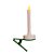KIT C/2 VELAS PREGADORES P/ PENDURAR VRD/BCO 10X3CM 1110451 - Imagem 1