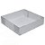 CAIXA DE PAPEL C/TAMPA TRANSPARENTE Nº6 BCO 16X16X04CM 10UND - Imagem 1