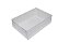 CAIXA DE PAPEL C/TAMPA TRANSPARENTE Nº3A BCO 16X11X5CM 10UND - Imagem 1