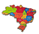 Quebra-Cabeça Mapa Estados e Capitais - Imagem 1