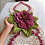 Trilho de Mesa Abacaxi Mega Rosa – Artesanal em Crochê - Imagem 1