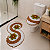 Jogo de Banheiro Floral Elegance 2 Peças - Coleção Elegance - Imagem 1