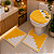 Jogo de Banheiro em Crochê Dual Color – 3 Peças - Imagem 4