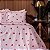 Cobre Leito Casal padrão 3 Peças Matelado Estampado Joaninha - Imagem 4