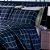 Cobre Leito Casal Padrão 3 Peças Estampado Grid Marinho - Imagem 3