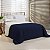 Coberdrom QUEEN Percal 200 Fios Com Sherpa Flupy Marinho - Imagem 1