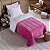 Coberdrom SOLTEIRO Fleece Com Sherpa Noruega Pink - Imagem 1
