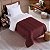 Coberdrom SOLTEIRO Fleece Com Sherpa Noruega Vinho - Imagem 1