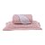 Cobre Leito 2 Peças SOLTEIRO Percal 200 Fios Cristal Cristal Rose - Imagem 3