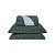 Cobre Leito 3 Peças QUEEN Percal 200 Fios Decor Decor Verde - Imagem 3