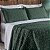 Cobre Leito 3 Peças QUEEN Percal 200 Fios Decor Decor Verde - Imagem 5