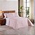 Cobre Leito Premier King 3 peças algodão Cor Rosa - Imagem 1