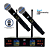 Sistema de Microfone Sem Fio BR-8500-UHF Sem Fio com 300 Canais e True Diversity - Imagem 1