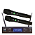 Sistema de Microfone Sem Fio TSI-8299-UHF com 200 Canais, Infrared e Display LCD - Imagem 1