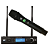 Sistema de Microfone Sem Fio TSI-7099-UHF com Receptor Digital, 100 Canais UHF e Sincronização Infravermelha - Imagem 1