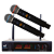 Sistema de Microfone Sem Fio TSI-1200-UHF com Receptor Digital, 96 Canais UHF e Tecnologia Ghostless - Imagem 1