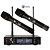 Sistema Duplo de Microfones Sem Fio BR-7000-UHF com sistema Quad Diversity - Imagem 1