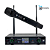 Sistema de Microfone Sem Fio TSI-BR-4500-UHF com Tecnologia Duo-Diversity e 100 Canais UHF - Imagem 1